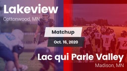 Matchup: Lakeview vs. Lac qui Parle Valley  2020