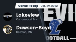 Recap: Lakeview  vs. Dawson-Boyd  2022