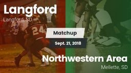 Matchup: Langford vs. Northwestern Area  2018