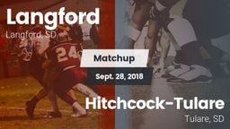 Matchup: Langford vs. Hitchcock-Tulare  2018