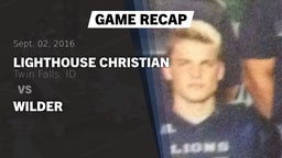 Recap: Lighthouse Christian  vs. Wilder  2016