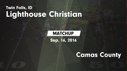 Matchup: Lighthouse Christian vs. Camas County  2016