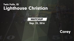 Matchup: Lighthouse Christian vs. Carey  2016
