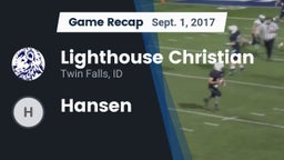 Recap: Lighthouse Christian  vs. Hansen  2017