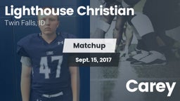Matchup: Lighthouse Christian vs. Carey  2017