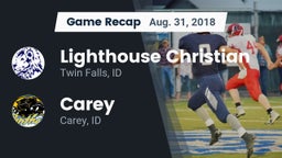 Recap: Lighthouse Christian  vs. Carey  2018