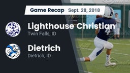 Recap: Lighthouse Christian  vs. Dietrich  2018