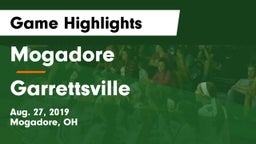 Mogadore  vs Garrettsville Game Highlights - Aug. 27, 2019