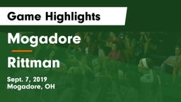 Mogadore  vs Rittman  Game Highlights - Sept. 7, 2019
