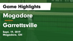 Mogadore  vs Garrettsville  Game Highlights - Sept. 19, 2019