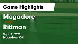 Mogadore  vs Rittman  Game Highlights - Sept. 5, 2020