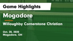 Mogadore  vs Willoughby Cornerstone Christian Game Highlights - Oct. 20, 2020