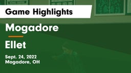 Mogadore  vs Ellet  Game Highlights - Sept. 24, 2022