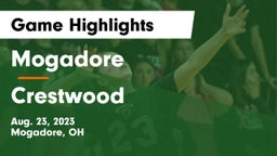 Mogadore  vs Crestwood  Game Highlights - Aug. 23, 2023