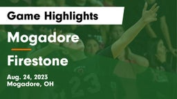 Mogadore  vs Firestone  Game Highlights - Aug. 24, 2023