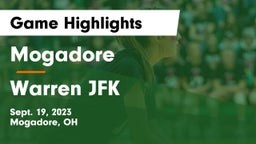 Mogadore  vs Warren JFK Game Highlights - Sept. 19, 2023