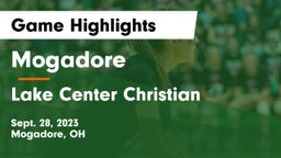 Mogadore  vs Lake Center Christian  Game Highlights - Sept. 28, 2023