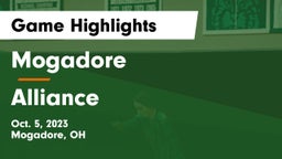 Mogadore  vs Alliance  Game Highlights - Oct. 5, 2023