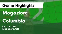 Mogadore  vs Columbia  Game Highlights - Oct. 24, 2023