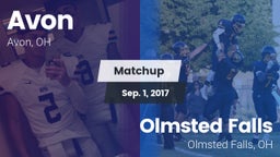 Matchup: Avon  vs. Olmsted Falls  2017