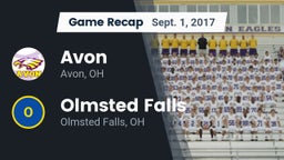 Recap: Avon  vs. Olmsted Falls  2017