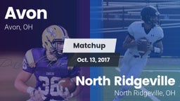 Matchup: Avon  vs. North Ridgeville  2017