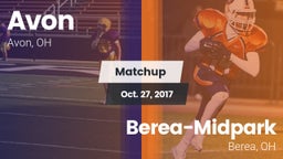 Matchup: Avon  vs. Berea-Midpark  2017