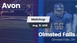 Matchup: Avon  vs. Olmsted Falls  2018