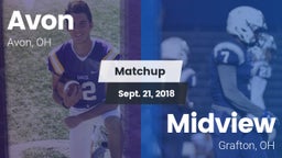 Matchup: Avon  vs. Midview  2018