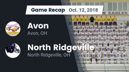 Recap: Avon  vs. North Ridgeville  2018