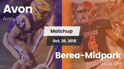 Matchup: Avon  vs. Berea-Midpark  2018