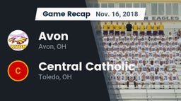 Recap: Avon  vs. Central Catholic  2018
