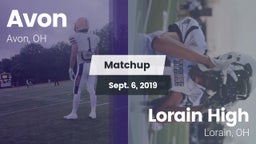 Matchup: Avon  vs. Lorain High 2019