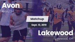 Matchup: Avon  vs. Lakewood  2019