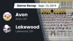 Recap: Avon  vs. Lakewood  2019