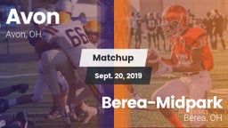 Matchup: Avon  vs. Berea-Midpark  2019