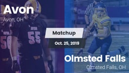 Matchup: Avon  vs. Olmsted Falls  2019