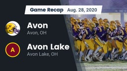 Recap: Avon  vs. Avon Lake  2020