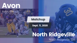 Matchup: Avon  vs. North Ridgeville  2020
