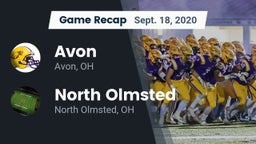 Recap: Avon  vs. North Olmsted  2020