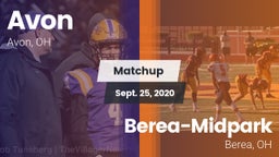 Matchup: Avon  vs. Berea-Midpark  2020