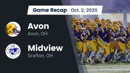 Recap: Avon  vs. Midview  2020