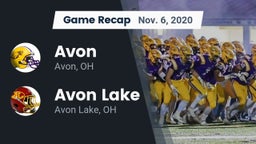Recap: Avon  vs. Avon Lake  2020