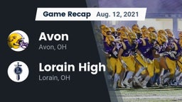Recap: Avon  vs. Lorain High 2021