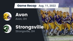Recap: Avon  vs. Strongsville  2022