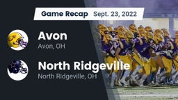 Recap: Avon  vs. North Ridgeville  2022