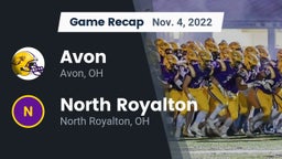Recap: Avon  vs. North Royalton  2022