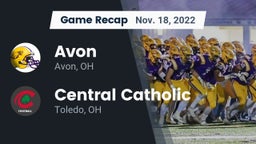 Recap: Avon  vs. Central Catholic  2022