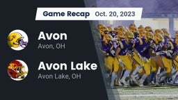 Recap: Avon  vs. Avon Lake  2023