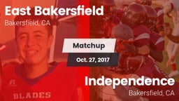Matchup: East Bakersfield vs. Independence  2017